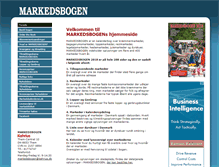 Tablet Screenshot of markedsbogen.dk
